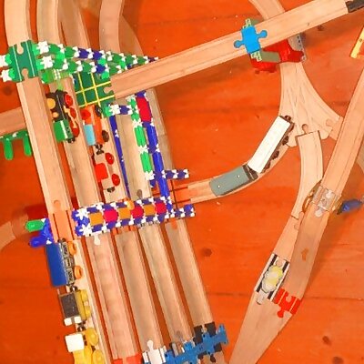 BeamBridge  wooden railway bridge system  mostní systém pro dřevěnou vláčkodráhu