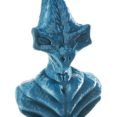 Alien Sculpted Bust  Bright Emperor