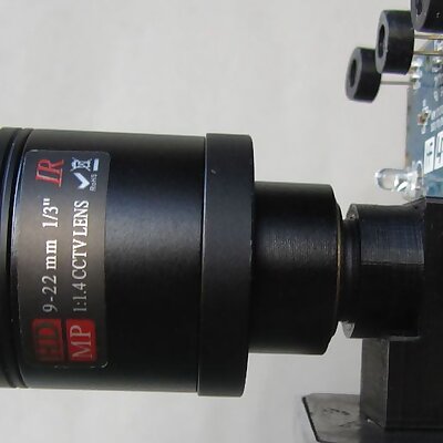 Tripod  M12 lens mount for PS3Eye camera