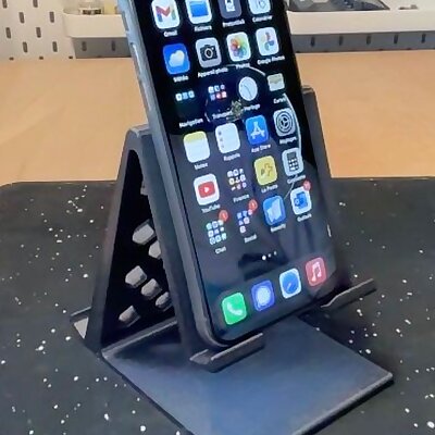 Big phone and tablet stand no supports needed