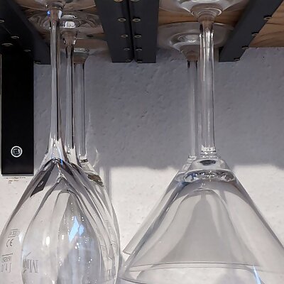 Rails to hang glasses