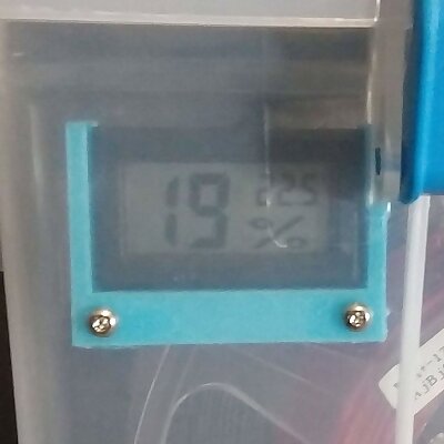 Drybox hygrometer mount