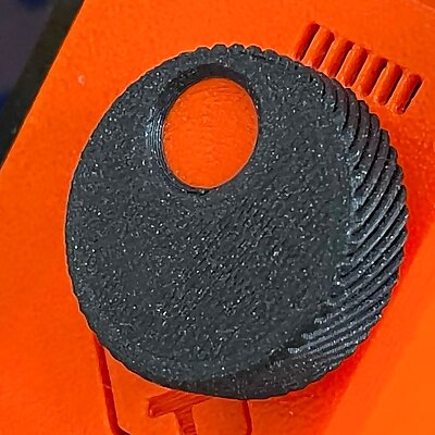 Two part knurledhelical knob for Prusa MK3S