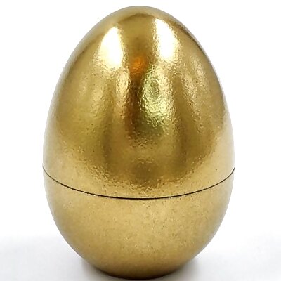 Simple Hollow Threaded Easter Egg  Great for Hiding Prizes!