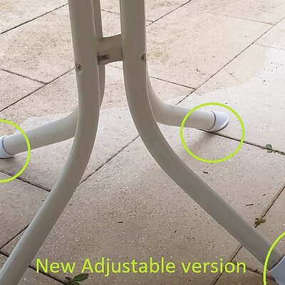 adjustable Table Foot Brand unknown