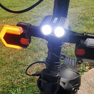 Turn signal and headlight brackets for Zero10x and related scooters