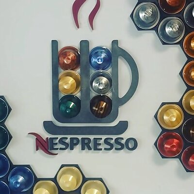 Nespresso logo cup capsule dispenser  multi remix