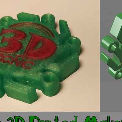 3Drcnc Maker Coin with inbuilt 3D Printer Tests