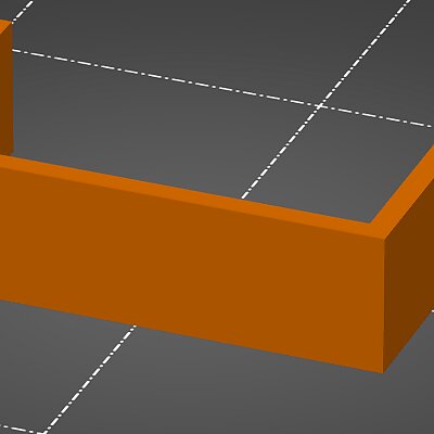 Parametrizable power adapter holder with optional engravedprotruded text