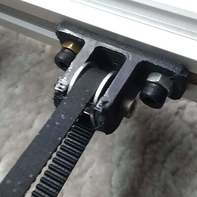 Simple 2020 vslot fixed belt mount