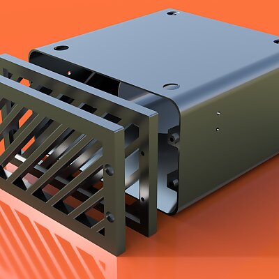 Computer Case Fan Mount for 525 Drive Bay full height