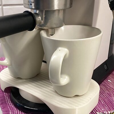 Delonghi Coffemachine adapter for two cups