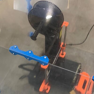Simple 3D Printer Polycarbonate Enclosure Bracketry