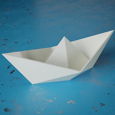 Floating Paper Boat