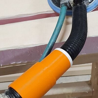 Vacuum hose rotating adapter