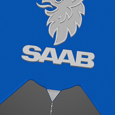 Parking discclock Saab Logo