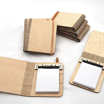 Folding Wood Booklet