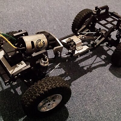 RC Jeep JK Chassis complete scale RC Car kit 110 except axels gearbox shocks links and driveshafts