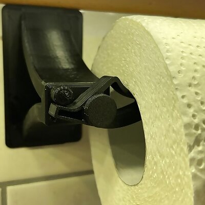 Quick reload holder for toilet paperpaper towel remix