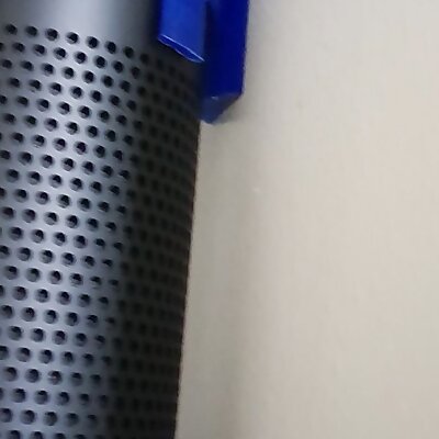 Minimalistic Amazon Echo Plus vertical wall mount