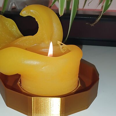 Octagon candle holder 71 mm