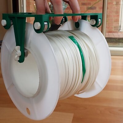 Roller Ring  Stable multimount parametric filament spool holder
