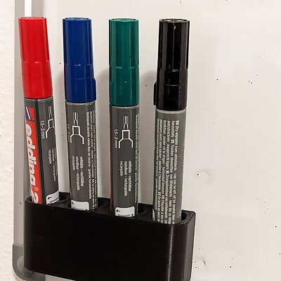 Whiteboard pen holder with magnets 6x2mm