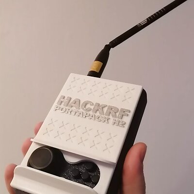 Magnetic faceplate protector for HackRF Portapack H2 case