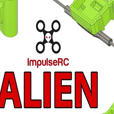 ImpulseRC Alien Antenna Mount  GPS M8N  Crossfire