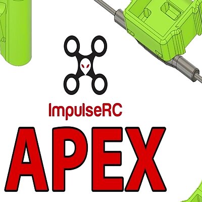 ImpulseRC APEX Antenna Mount  GPS M8N  Crossfire