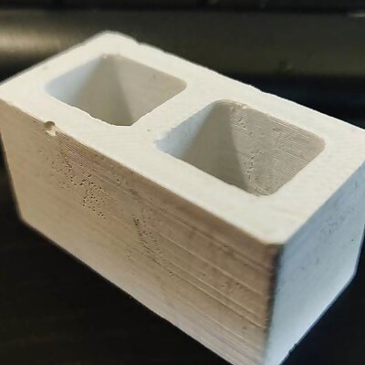 110 Scale Miniature Cinderblock Mold