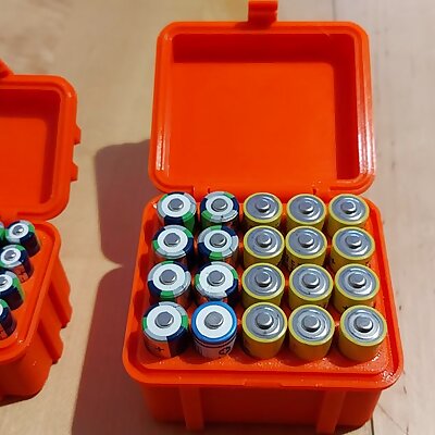 Rugged Box for 20x AA  AAA batteries