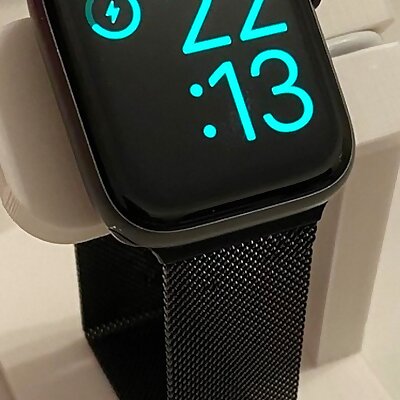 Apple Watch charging stand with hidden cable