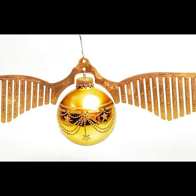 Golden snitch  goldener Schnatz Harry Potter christmas ball quidditch