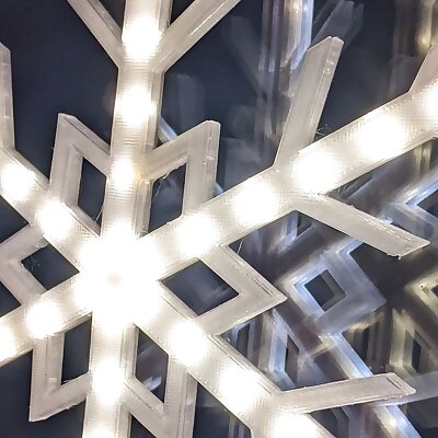 Light Up Snowflake Window Decoration for LED Strips
