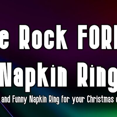 The Rock FORMA Napkin Ring