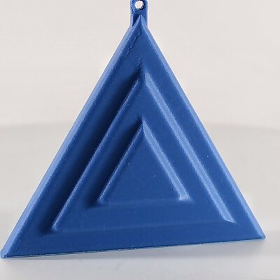 Additive Triangle Tree Ornament Christmas Decor by Slimprint