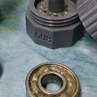 Greaseup tool for 608 bearings