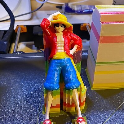 Luffy  One Piece Remix MultiColor