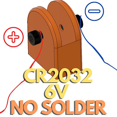 CR2032 6V NO SOLDERING