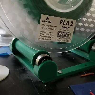 filament spool roller