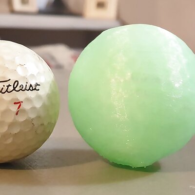 Golf Ball model made using photogrammetry