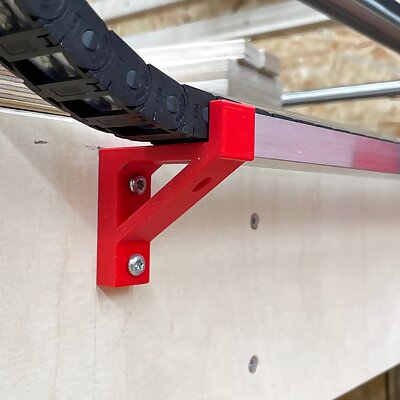 MPCNC Primo Drag Chain Support Table side mount