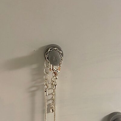 Magnetic item  necklace holder