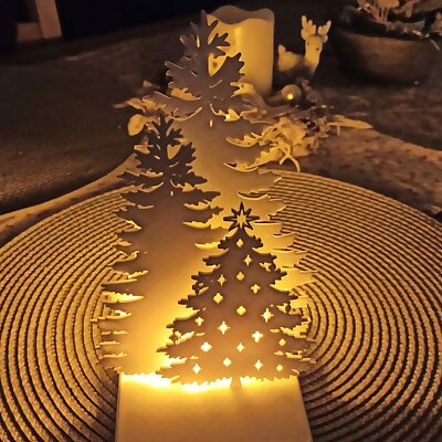 Christmas tree led candle