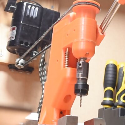 3D printed belt driven drill press WIP