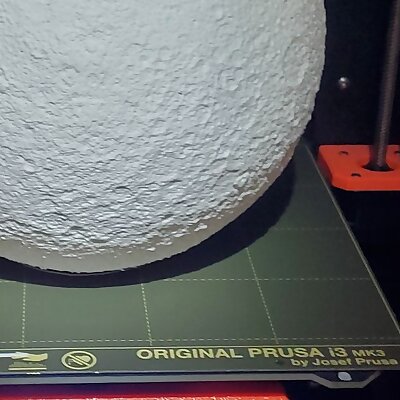Lamp nut for moon globe