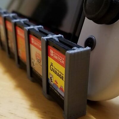 TPU  Simple Compact Nintendo Switch Game Card Cart Cartridge Storage Clip Case Holder