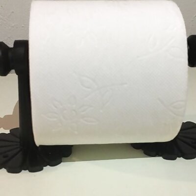 Flower toilet paper holder