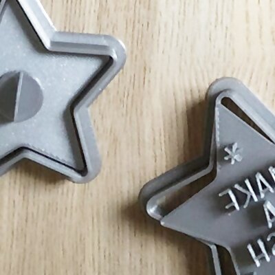 Make a wish  Star cookie cutter